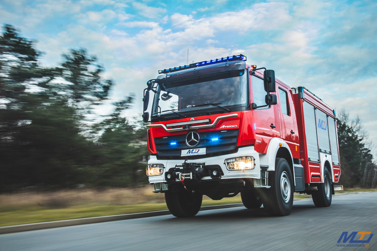 MOTOTRUCK SAMOCHODY DLA STRAŻY POŻARNEJ MERCEDESBENZ