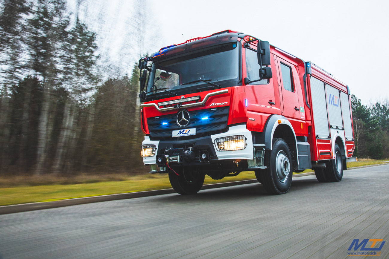 MOTOTRUCK SAMOCHODY DLA STRAŻY POŻARNEJ MERCEDESBENZ